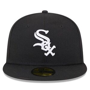 Men's Chicago White Sox New Era Black National Baseball Hall of Fame Size 7